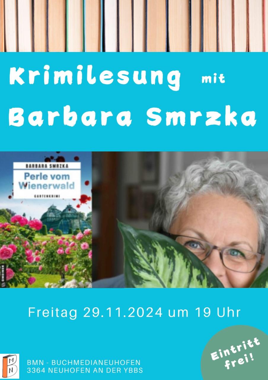 Krimilesung mit Barbara Smrzka