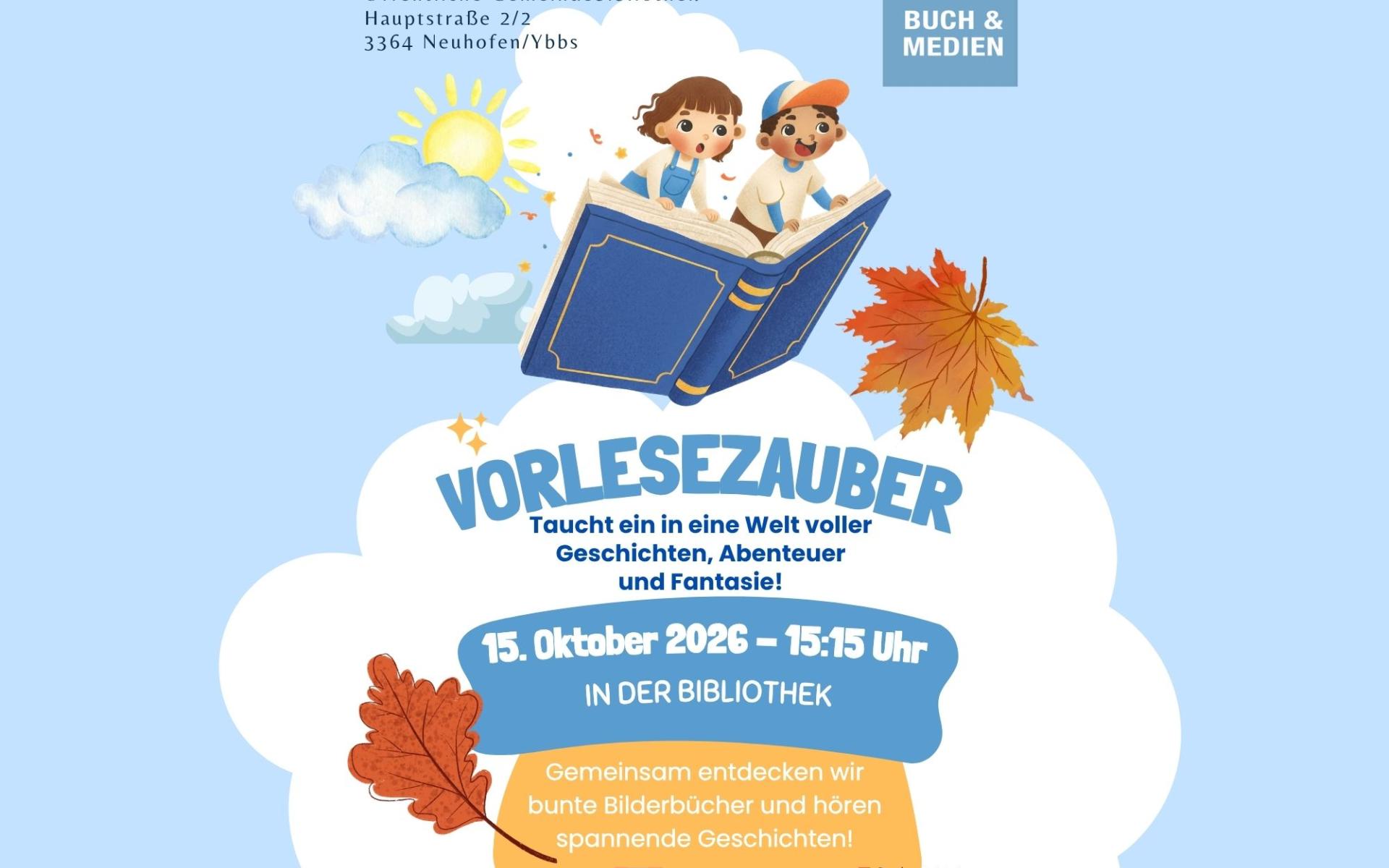 Plakat Vorlesezauber