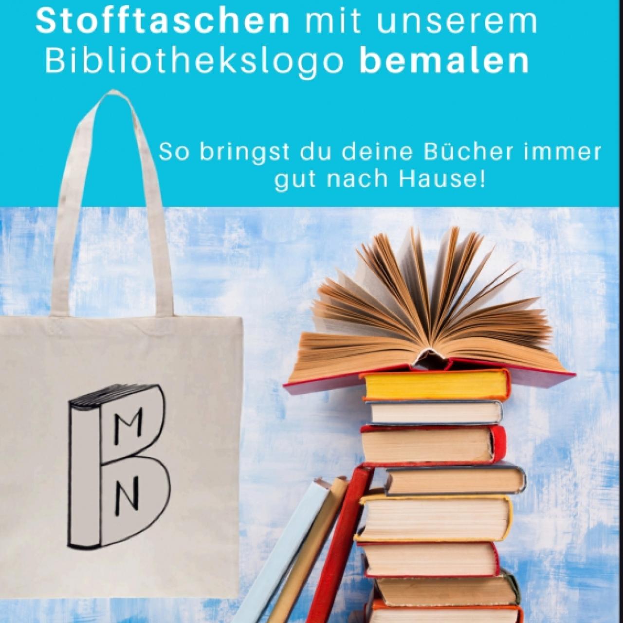 Stofftaschen bemalen Einladung